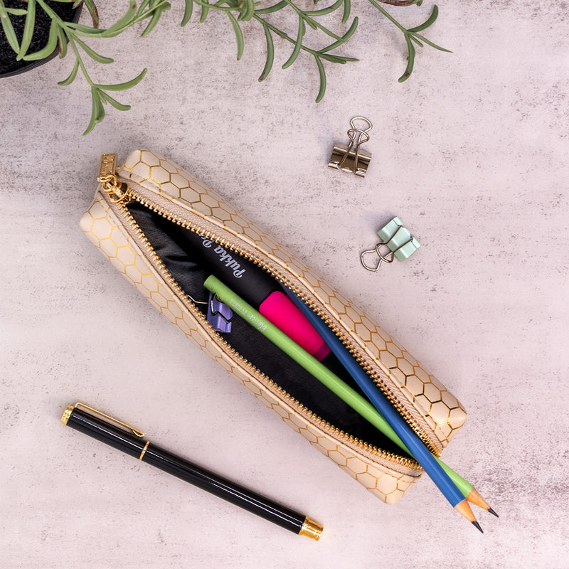 Pencil Case, Haze, Taupe, Pack of 3