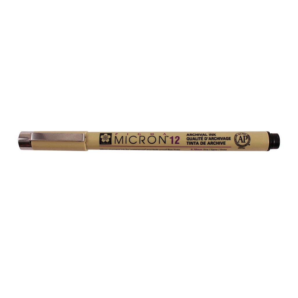 Micron 12 Pen 0.70mm Black