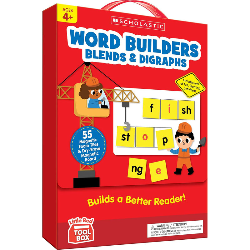 Little Red Tool Box: Word Builders Phonics Tiles: Blends, Digraphs & More