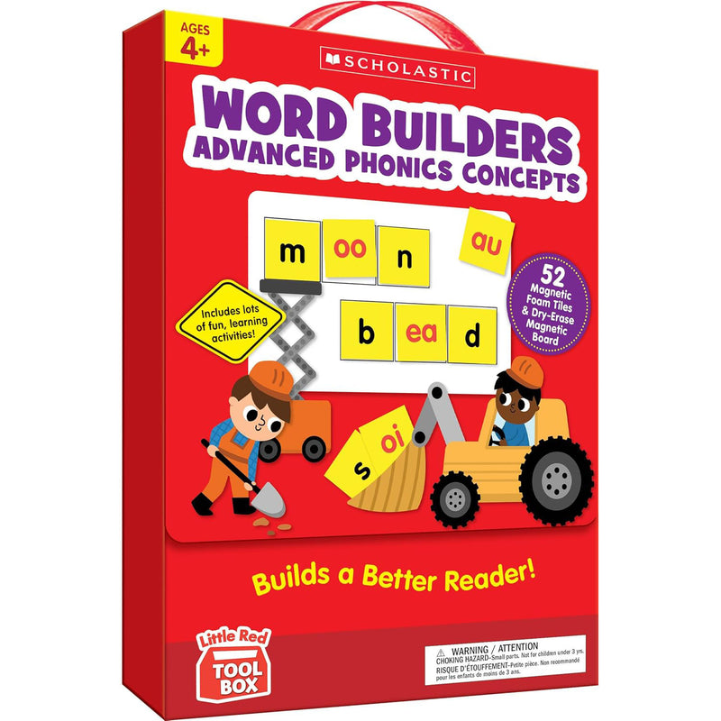 Little Red Tool Box: Word Builders Phonics Tiles: Advanced Phonics Concepts