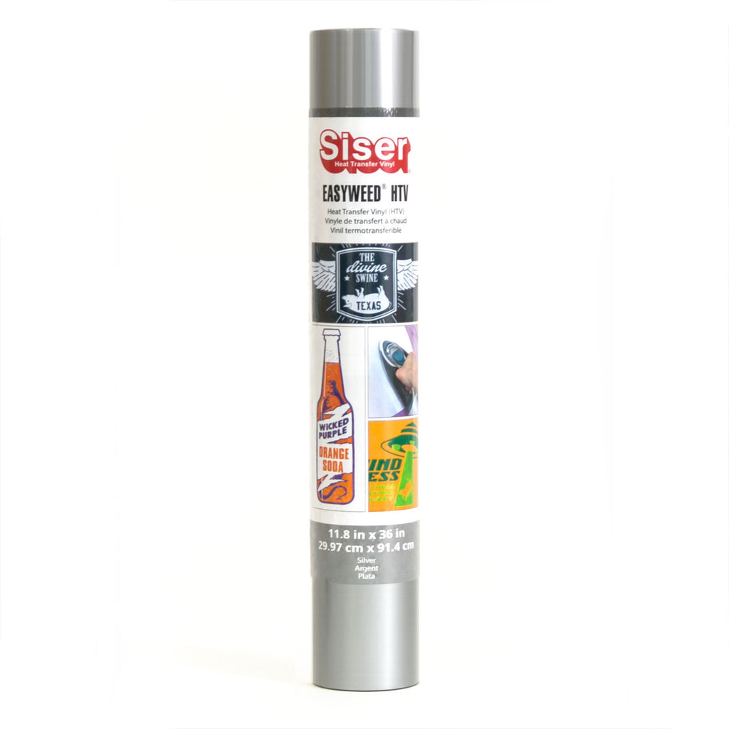 Easyweed HTV Heat Transfer Vinyl, 36", Silver