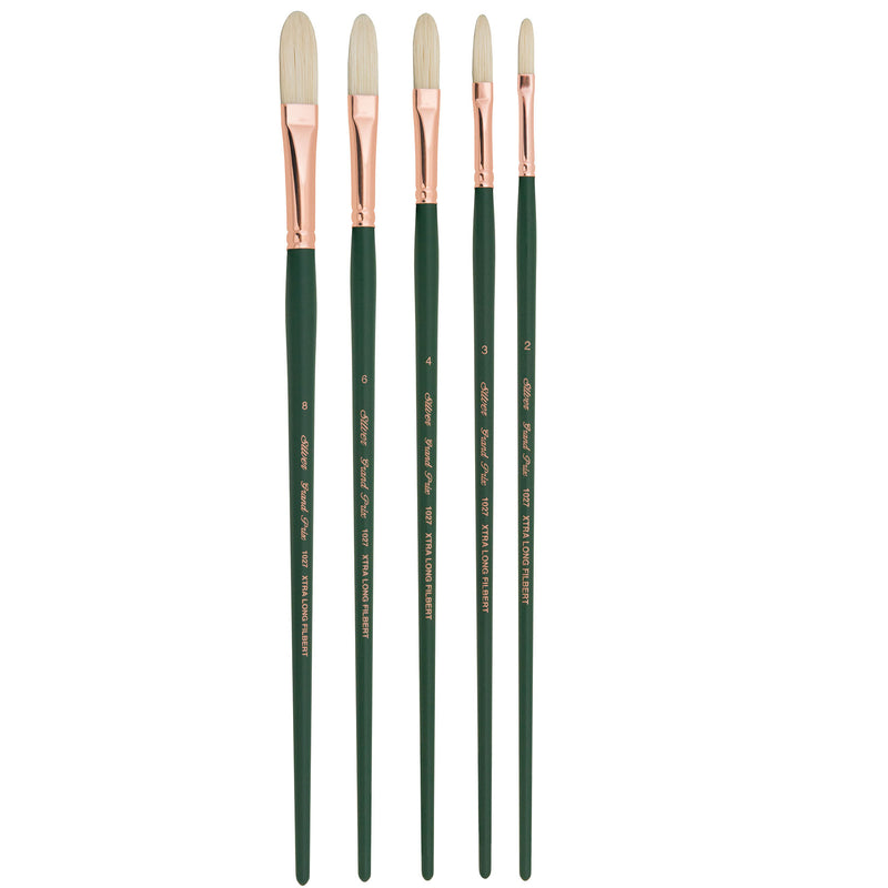 Grand Prix Extra Long Filberts, 5 Brushes