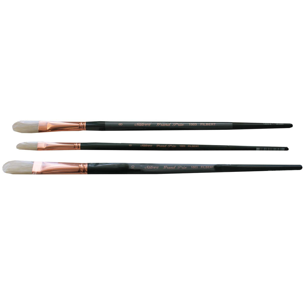 Grand Prix Large Filberts, 4 Brushes