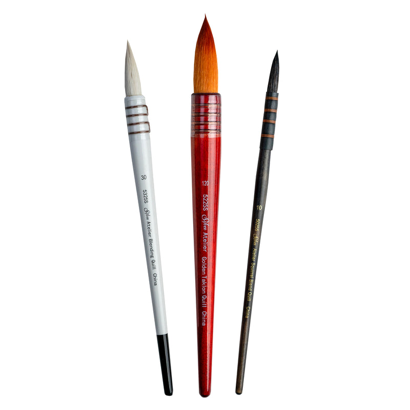 Atelier Quills Rounds, 3 Brushes