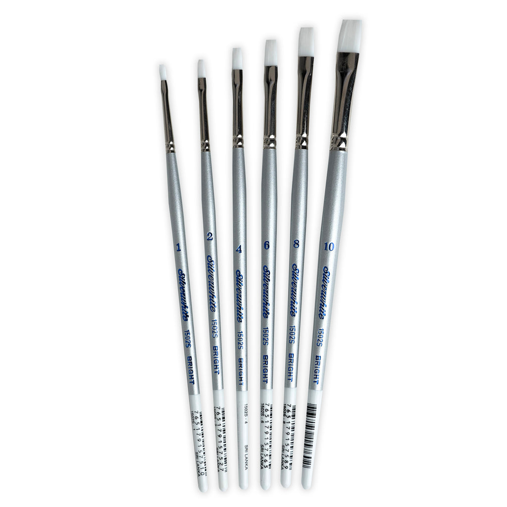 Silverwhite Brights, 6 Brushes