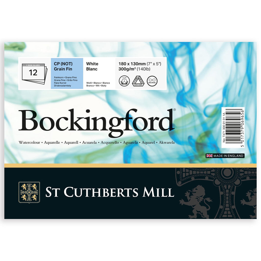 Bockingford Watercolor Glue 5x7in Cold Pressed 12 Sheets