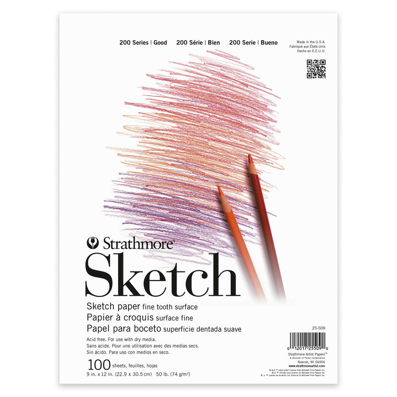 200 Series Sketch Pad 9x12in 100 Sheets