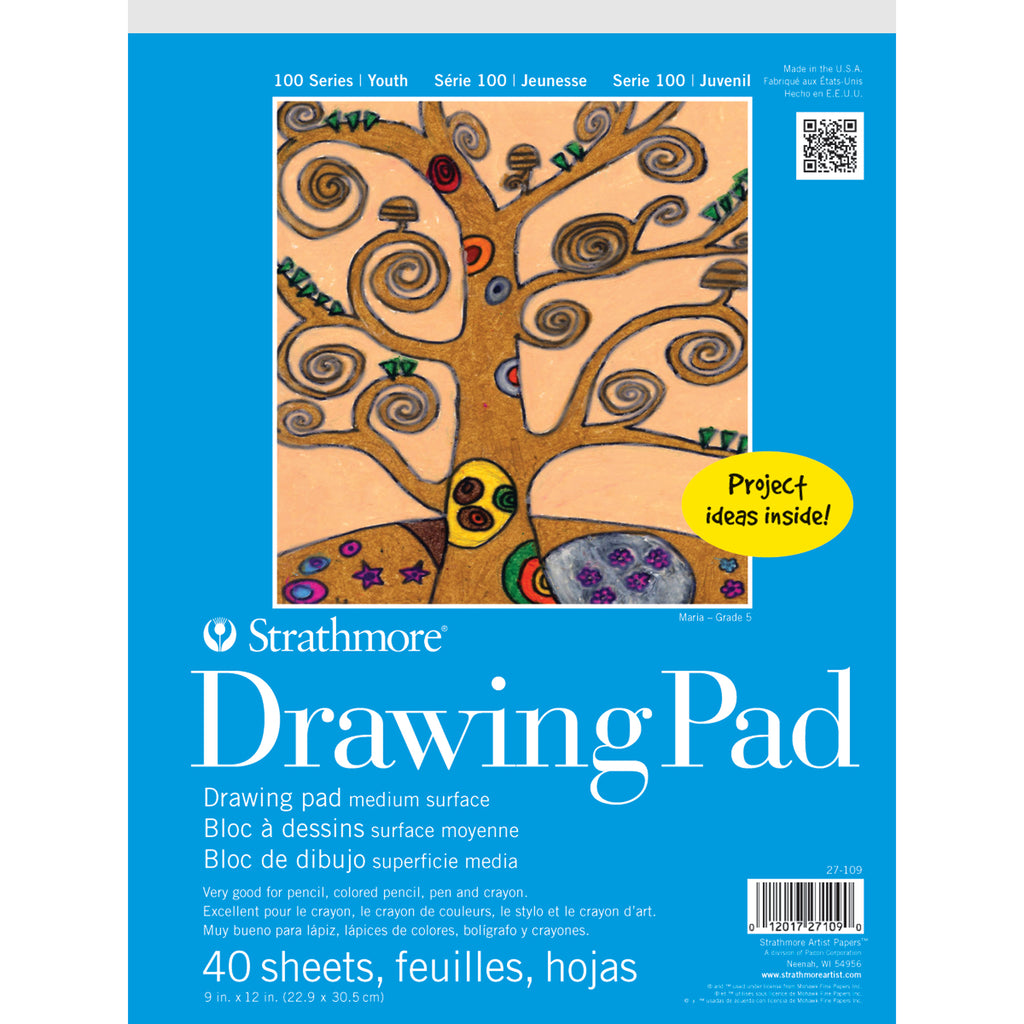 100 Series Drawing Pad 9x12in 40 Sheets