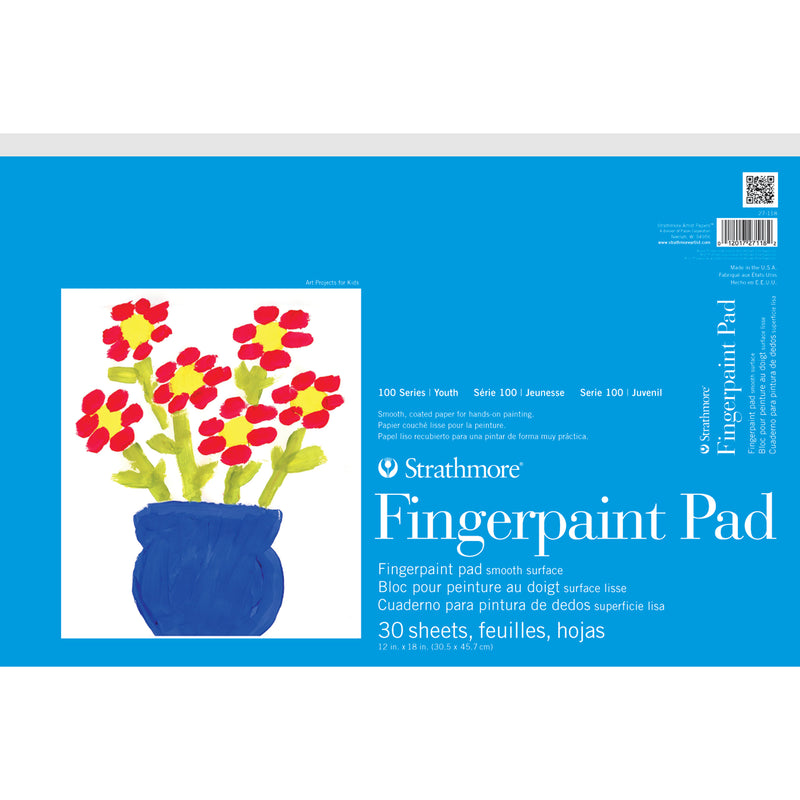 100 Series Fingerpaint Pad 12x18in 30 Sheets