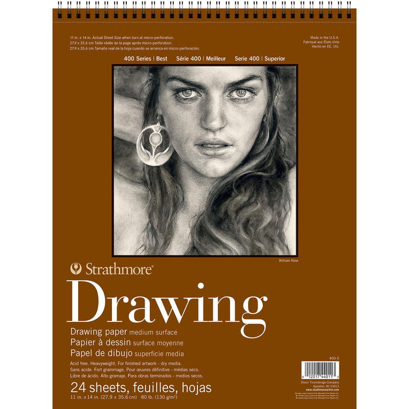 Drawing Pad 24shts 11x14in Wire 400 Series