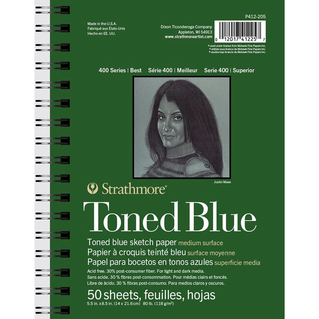 Sketch Pad 50shts 5.5x8.5 Blu Side 400 Series Recycled