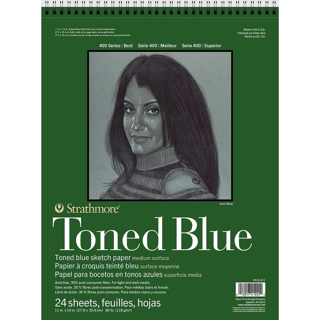 Sketch Pad 24shts 11x14in Blue Side 400 Series Recycled