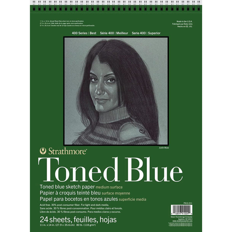 Sketch Pad 24shts 11x14in Blue Side 400 Series Recycled