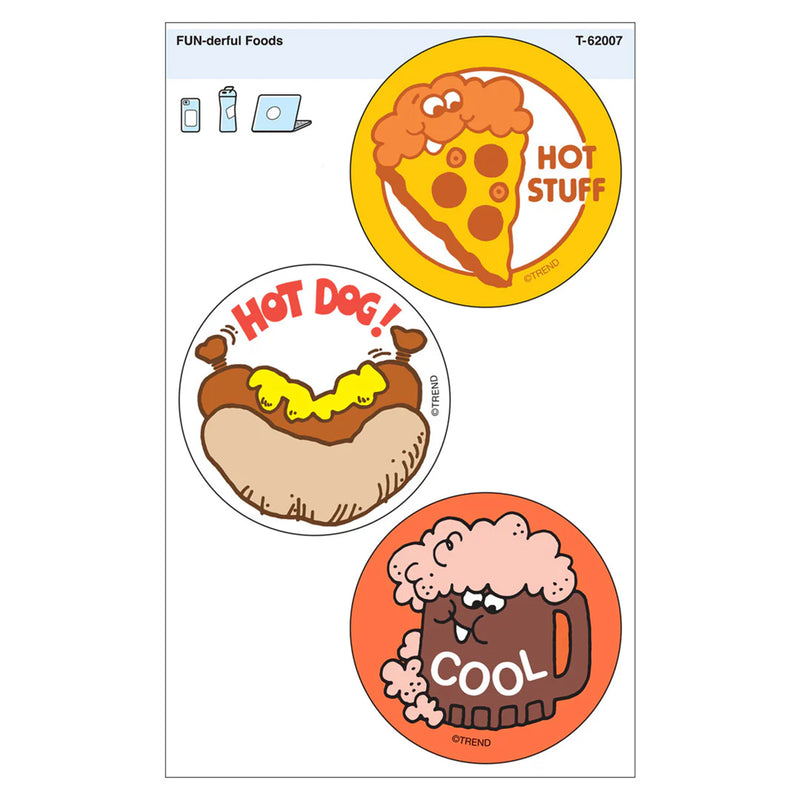 Fun-derful Foods Vinyl Stickers