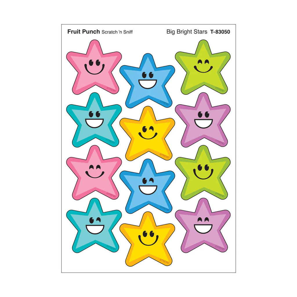 Stinky Stickers Bright Stars Fruit Punch Scent