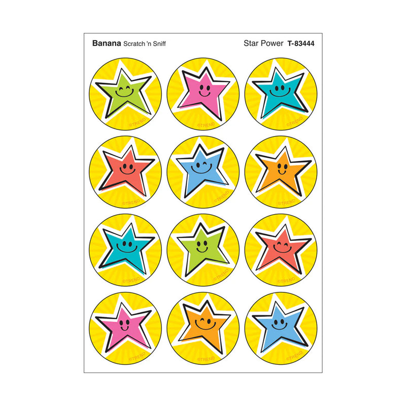 Stinky Stickers Banana Scent Star Power