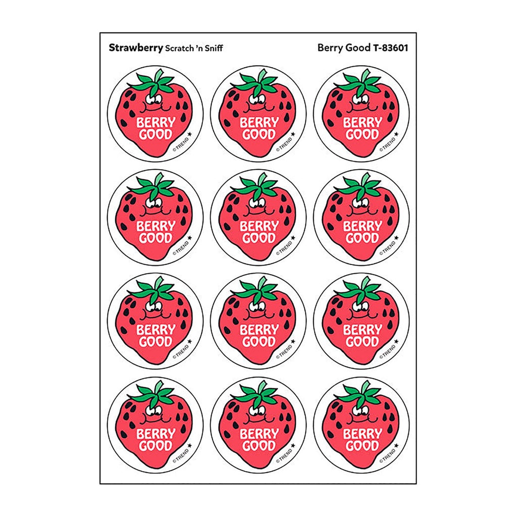 Stickers 24ct Berry Good Strawberry