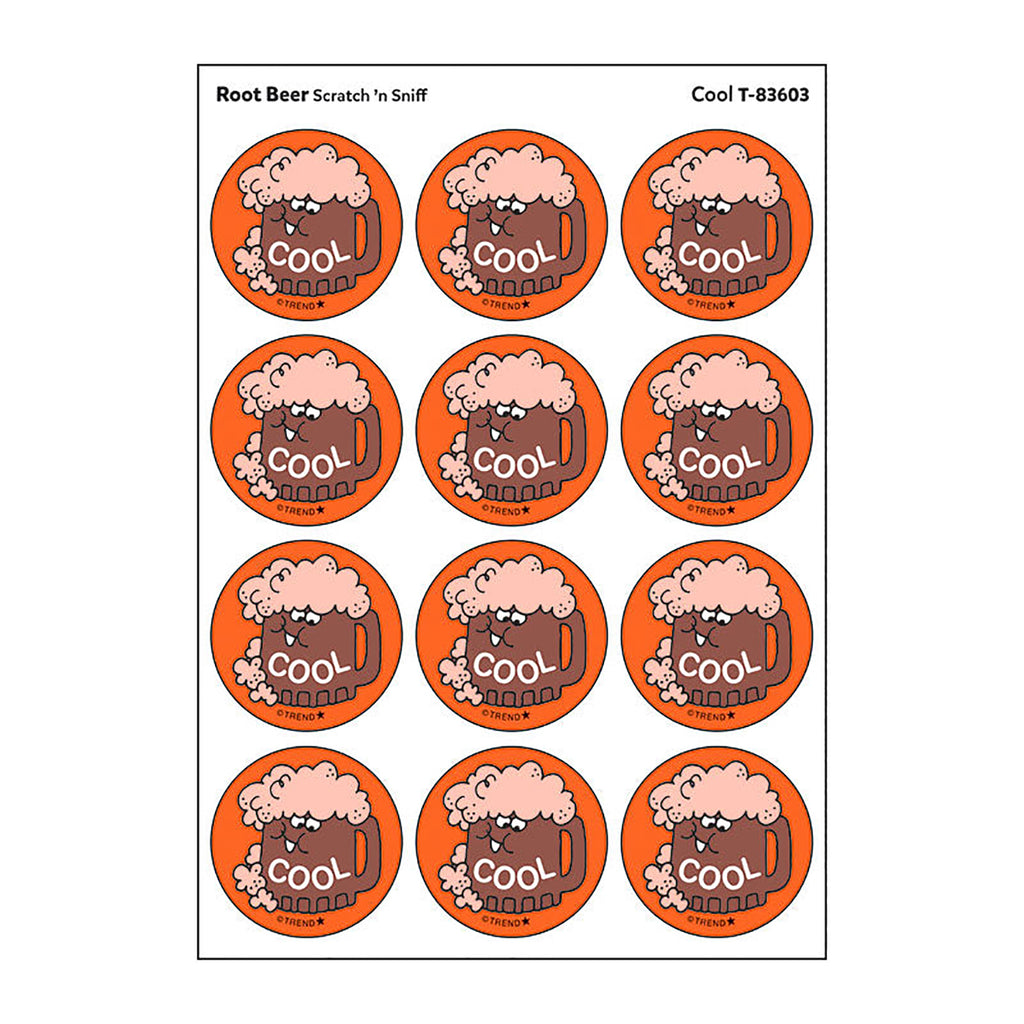 Stickers 24ct Cool Root Beer Scent