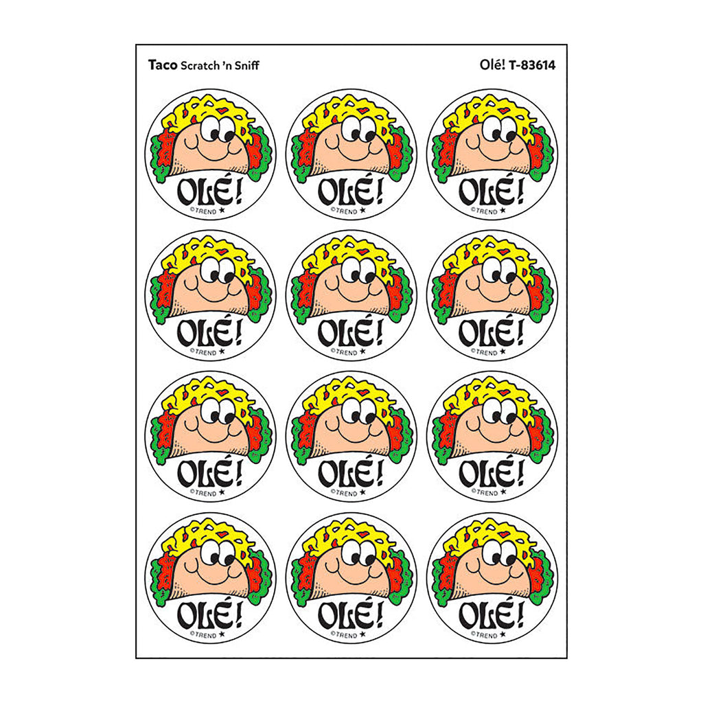Stickers 24ct Ole Taco Scent