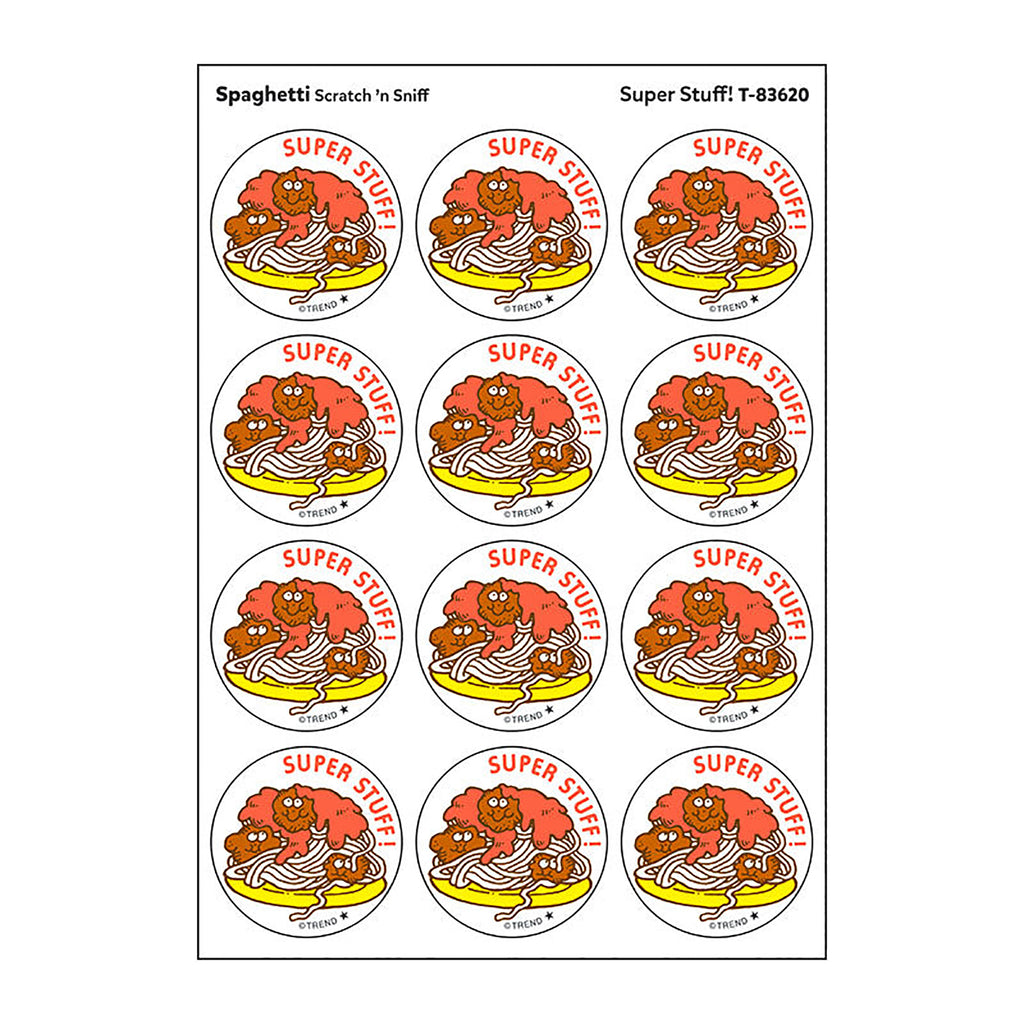 Stickers 24ct Super Stuff Spaghetti Scent