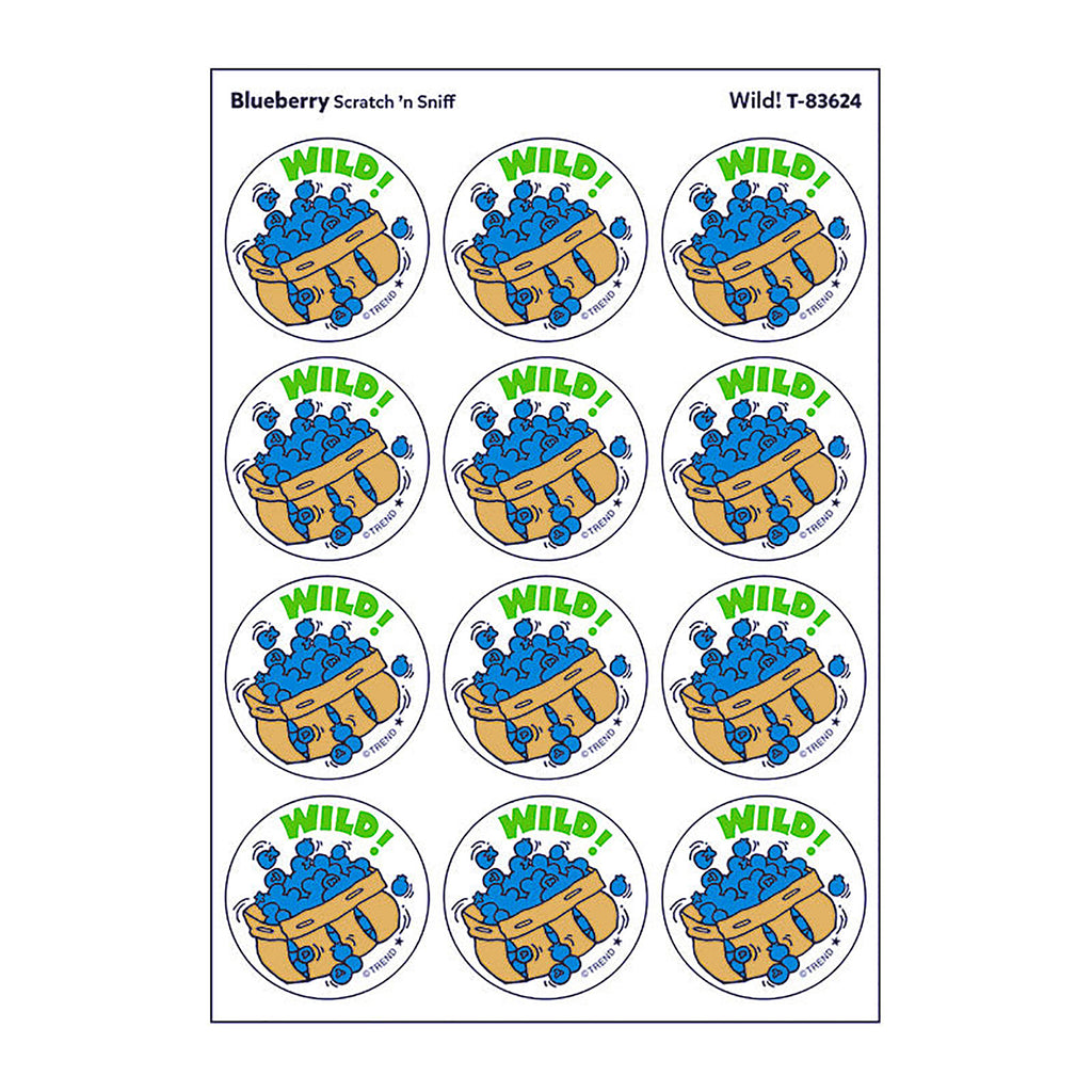 Stickers 24ct Wild Blueberry Scent