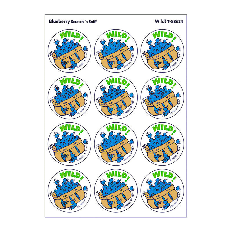 Stickers 24ct Wild Blueberry Scent