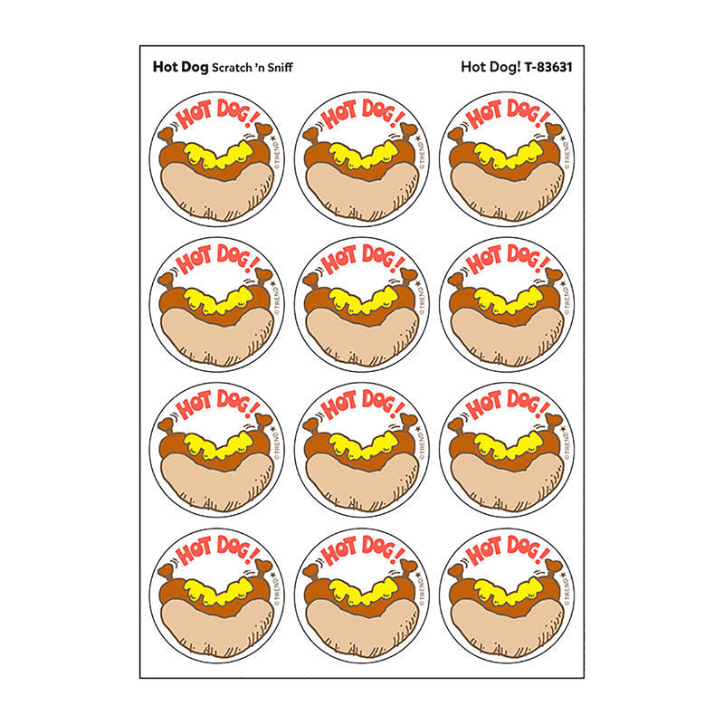 Stinky Stickers Hot Dog Scent 24ct