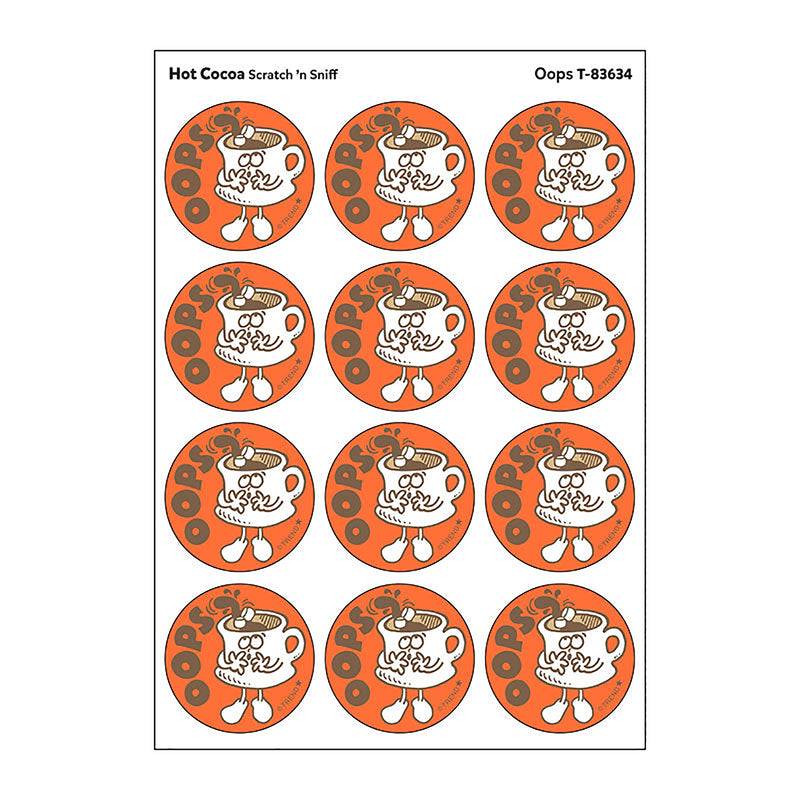 Stinky Stickers Oops Hot Cocoa Scen