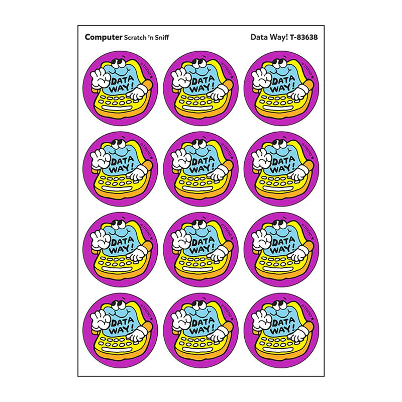 Stinky Stickers Computer Scent Data Way