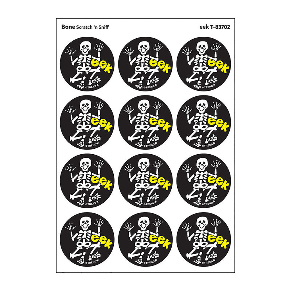 Stinky Stickers Eek Bone Scent 24ct