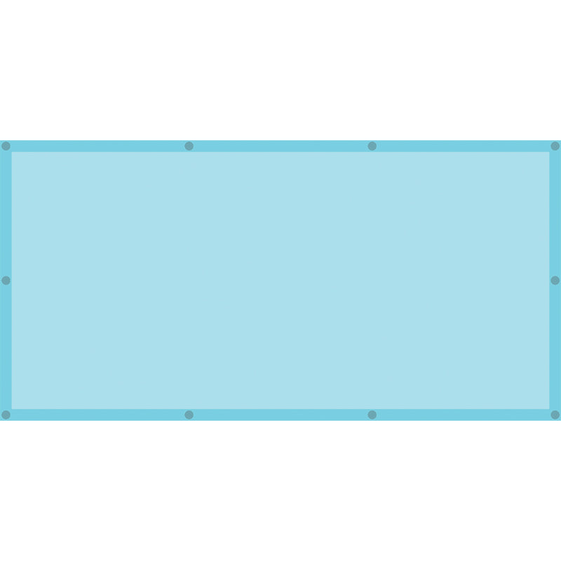 Light Blue Calming Covers Ceiling Light Filters, 2' x 4', Set of 4