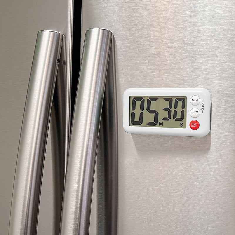 Magnetic Digital Classroom Timer, White, Pack of 3