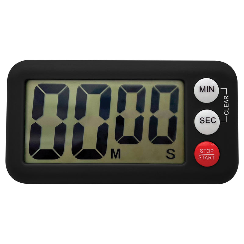 Magnetic Digital Classroom Timer, Black, Pack of 3