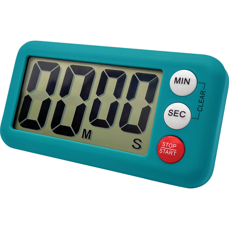 Magnetic Digital Classroom Timer, Teal, Pack of 3