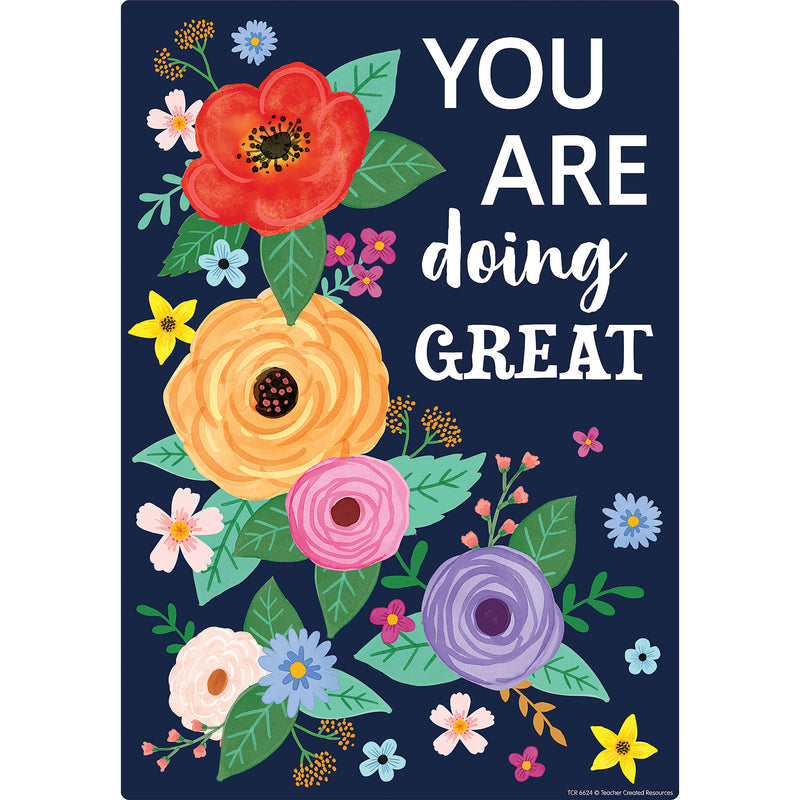 Wildflowers Positive Sayings Small Poster Pack, 11" x 15-3/4", Pack of 12