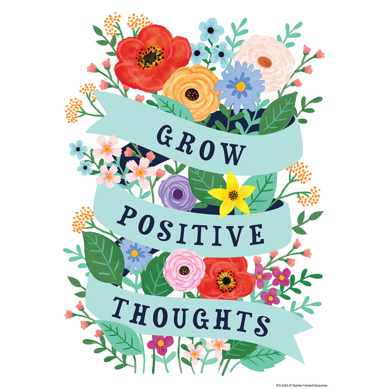 Wildflowers Positive Sayings Small Poster Pack, 11" x 15-3/4", Pack of 12