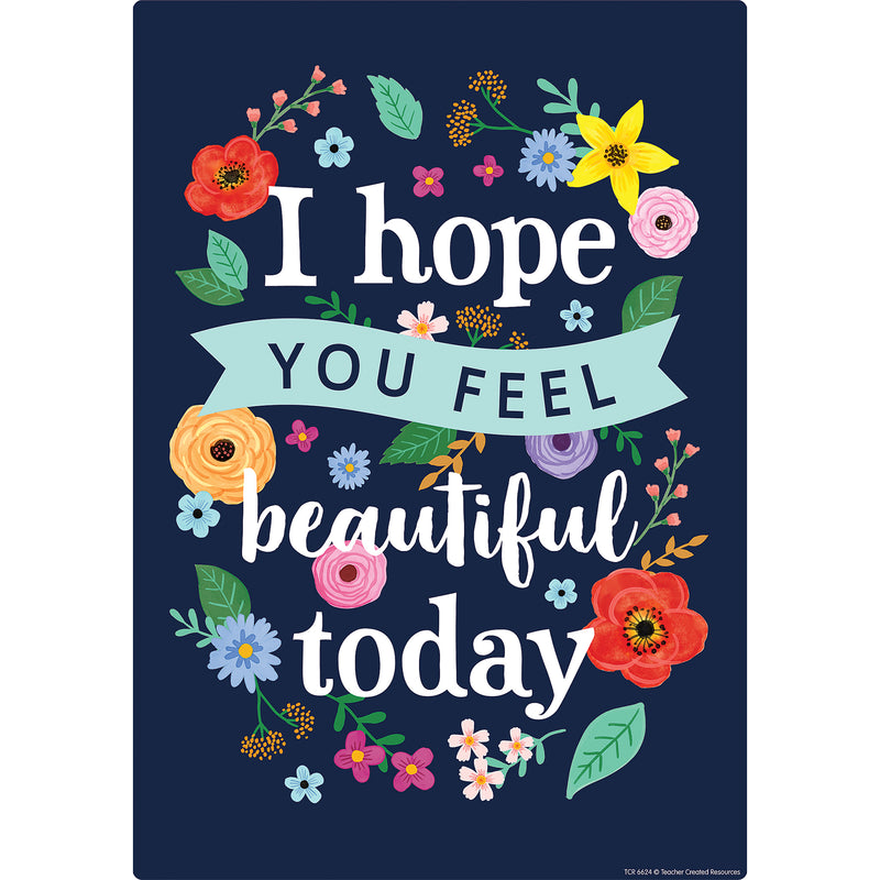 Wildflowers Positive Sayings Small Poster Pack, 11" x 15-3/4", Pack of 12