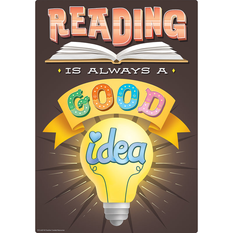 Reading Is Fun Small Poster Pack, 12 Posters