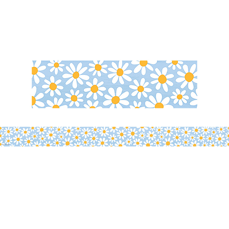Daisies Straight Border Trim