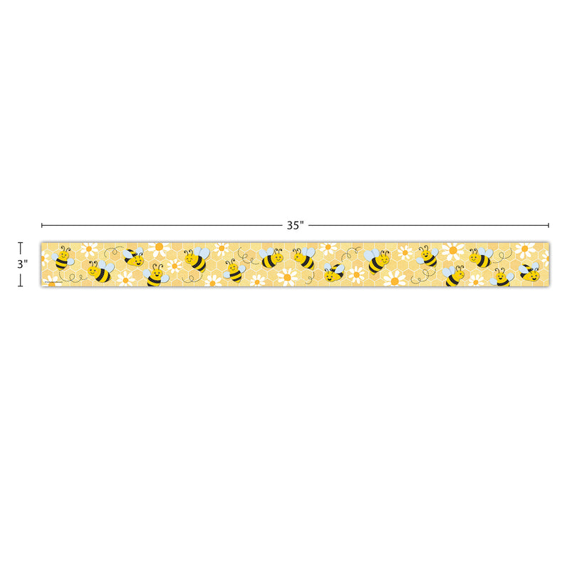 Buzzing Bees Straight Border Trim, 35 Feet Per Pack, 6 Packs