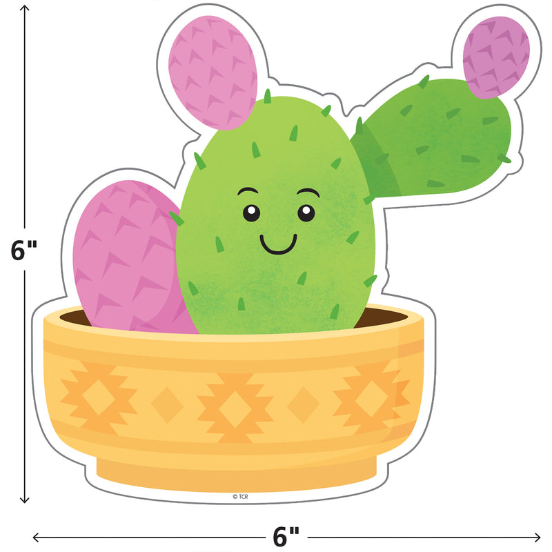 Happy Cactus Crew Accents, 30 Per Pack, 3 Packs
