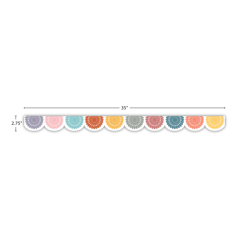 Happy Cactus Crew Fiesta Die-Cut Border Trim, 35 Feet Per Pack, 6 Packs