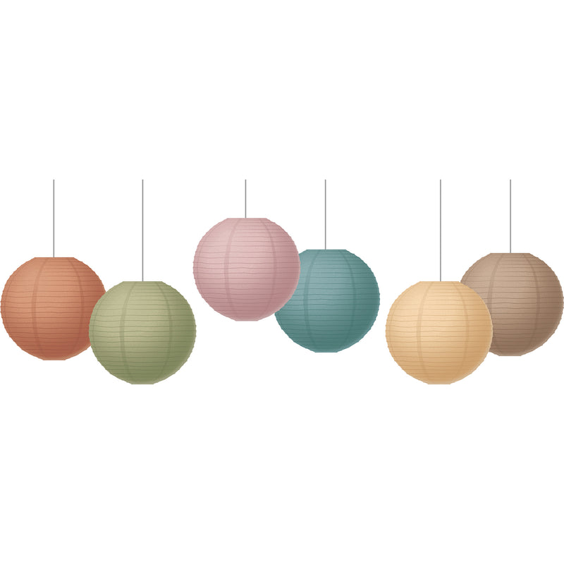 Everyone is Welcome 8" Hanging Paper Lanterns, 6 Per Pack, 3 Packs