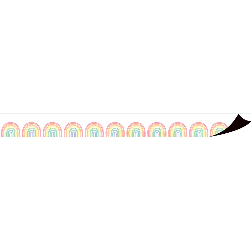 Pastel Pop Rainbows Magnetic Border