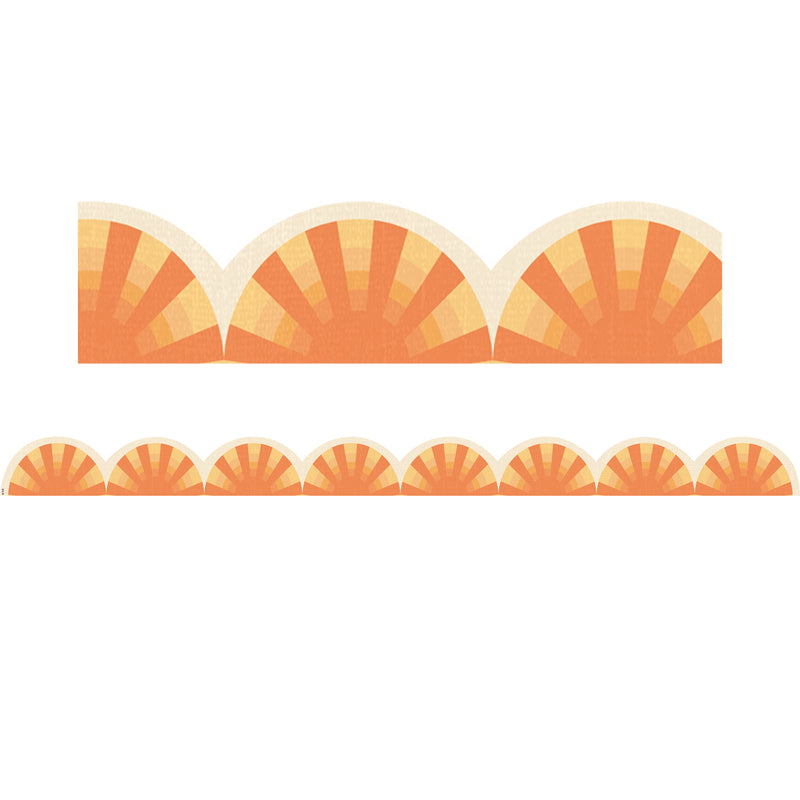 Moving Mountains Road Trip Sunshine Die-Cut Border Trim, 35 Feet Per Pack, 6 Packs