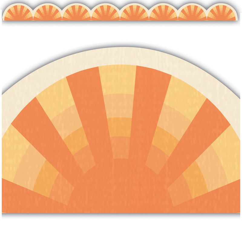 Moving Mountains Road Trip Sunshine Die-Cut Border Trim, 35 Feet Per Pack, 6 Packs