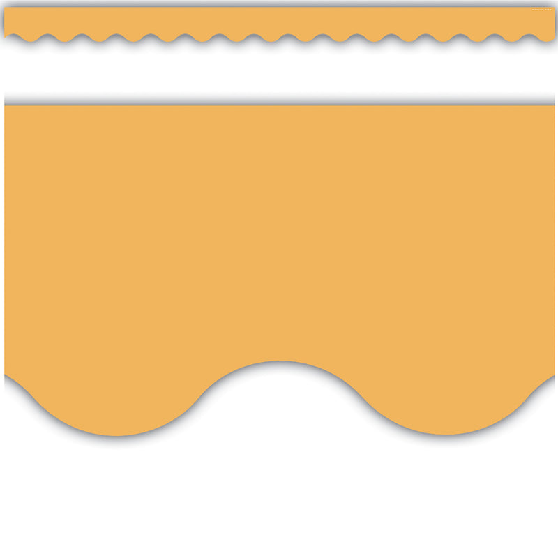 Golden Sun Scalloped Border Trim, 35 Feet Per Pack, 6 Packs