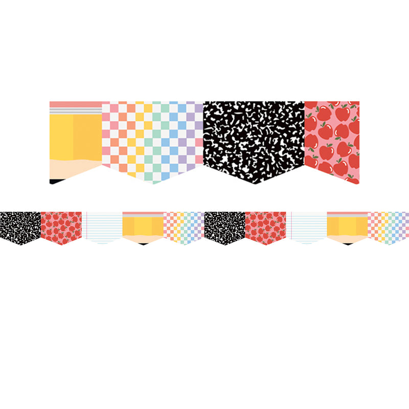 Cool for School Die-Cut Border Trim, 35 Feet Per Pack, 6 Packs