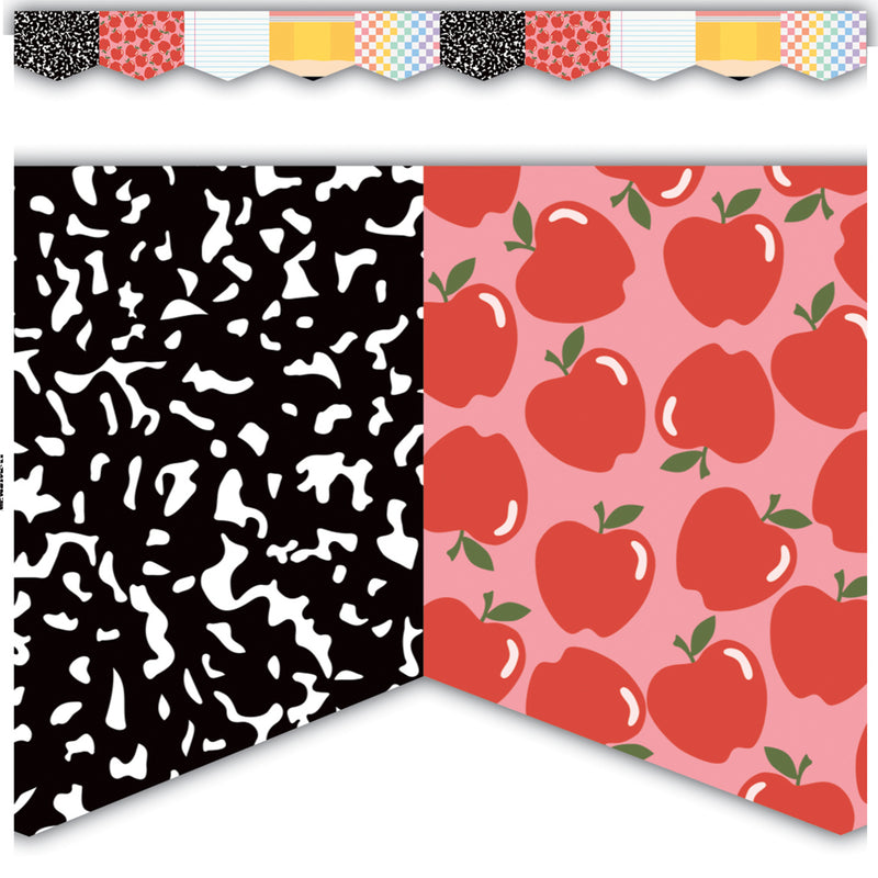 Cool for School Die-Cut Border Trim, 35 Feet Per Pack, 6 Packs