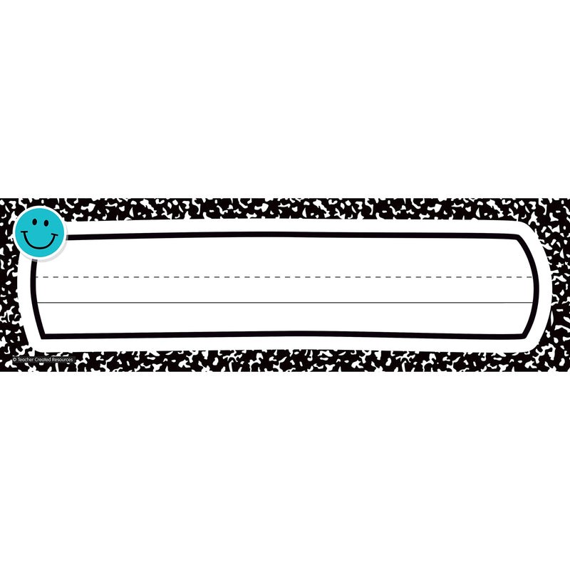 Cool for School Flat Name Plates, 36 Per Pack, 6 Packs